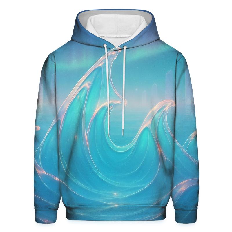 Prismatic Tide Cathedral zip-up hoodies