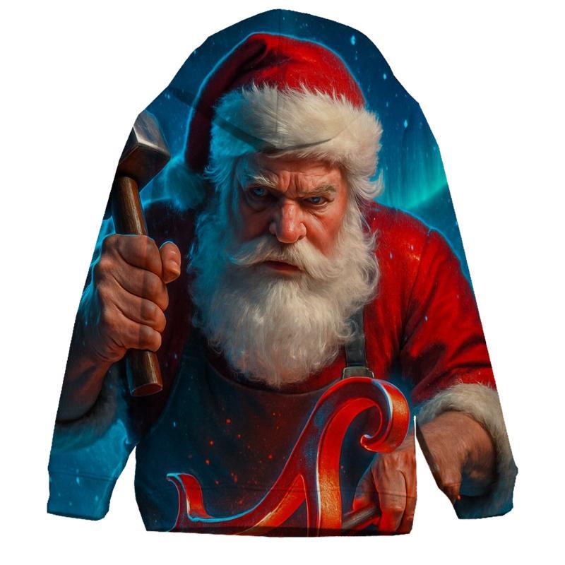 Aurora Forge Santa premium hoodies