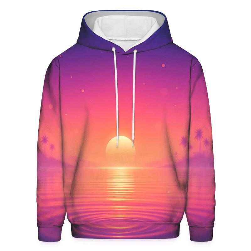 Twilight Glass Lagoon premium hoodies