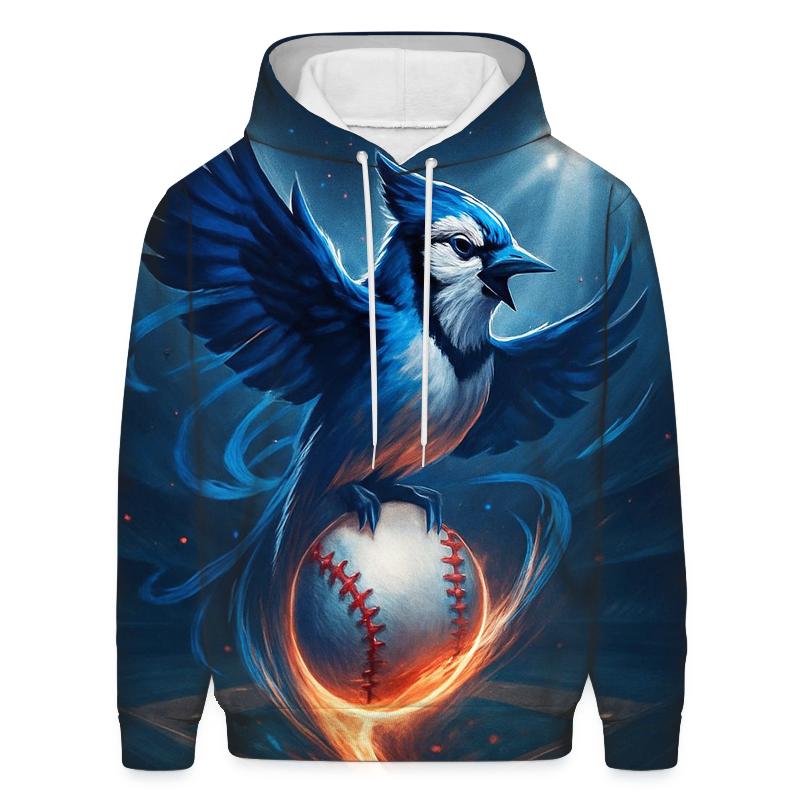 Aurora Feather Arc Blue Jays lightweight hoodies