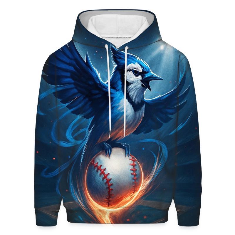 Aurora Feather Arc Blue Jays lightweight hoodies