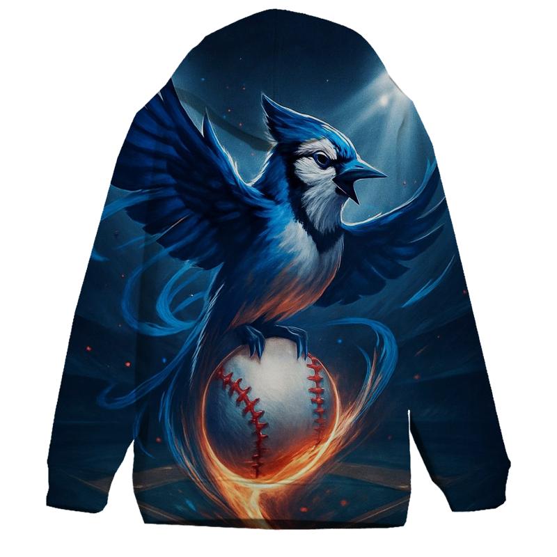 Aurora Feather Arc Blue Jays lightweight hoodies