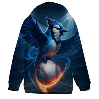 Aurora Feather Arc Blue Jays lightweight hoodies
