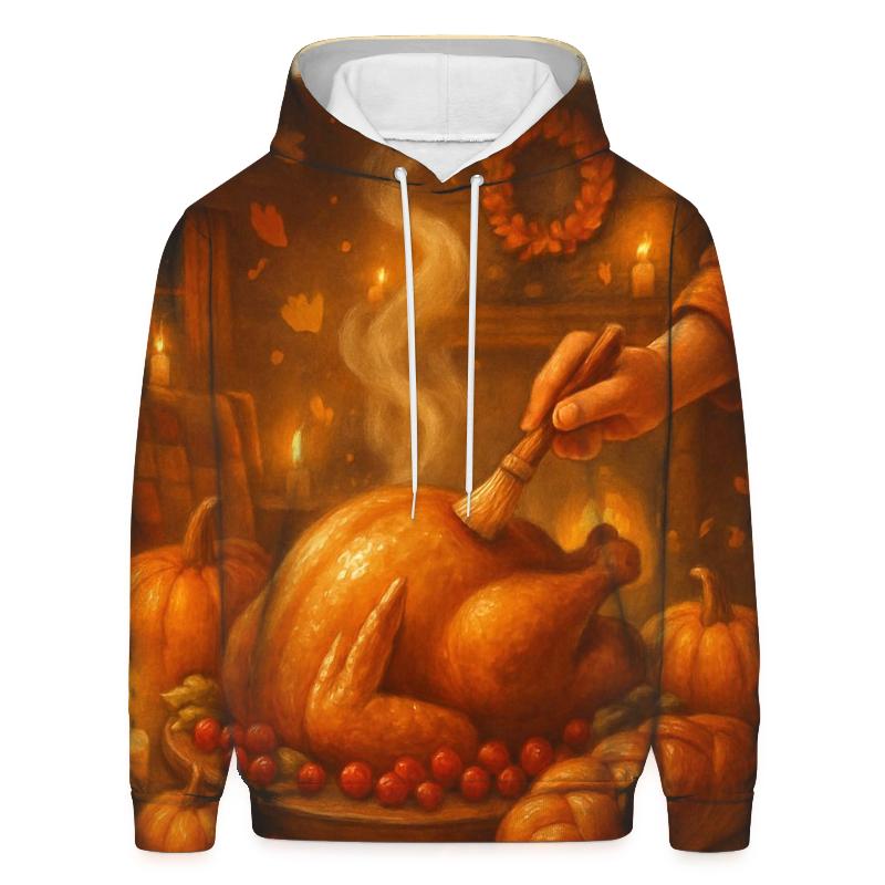 Candlelit Cornucopia Cottage Supper zip-up hoodies