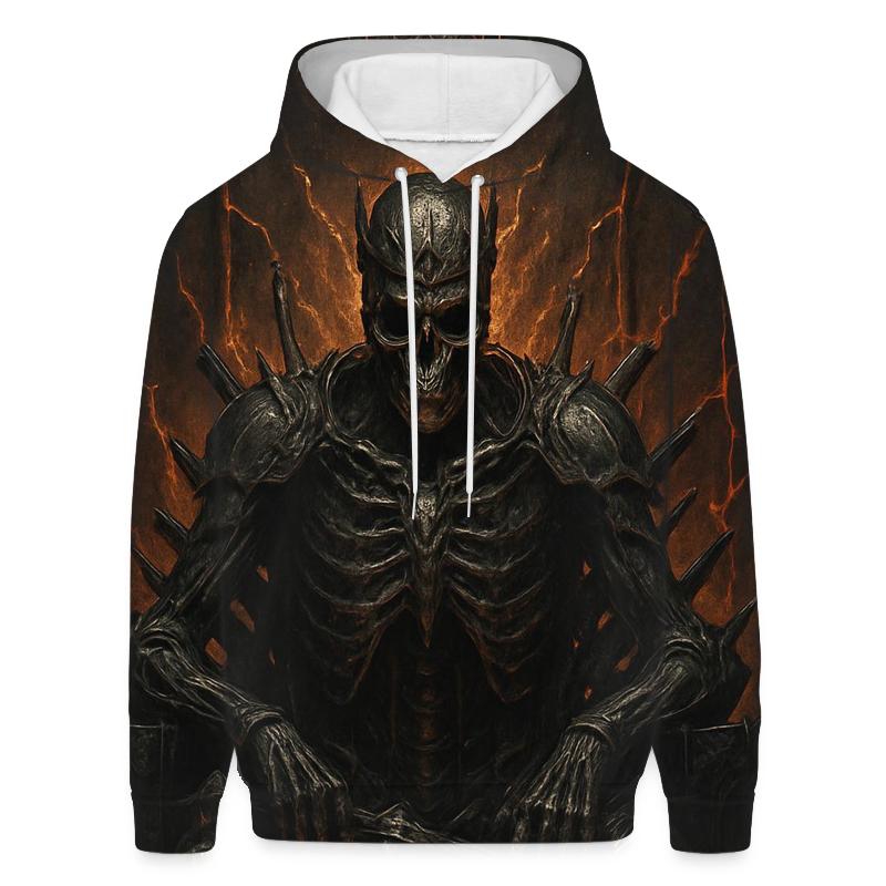 Throne Of The Ember Crowned Skeleton King hoodie styles