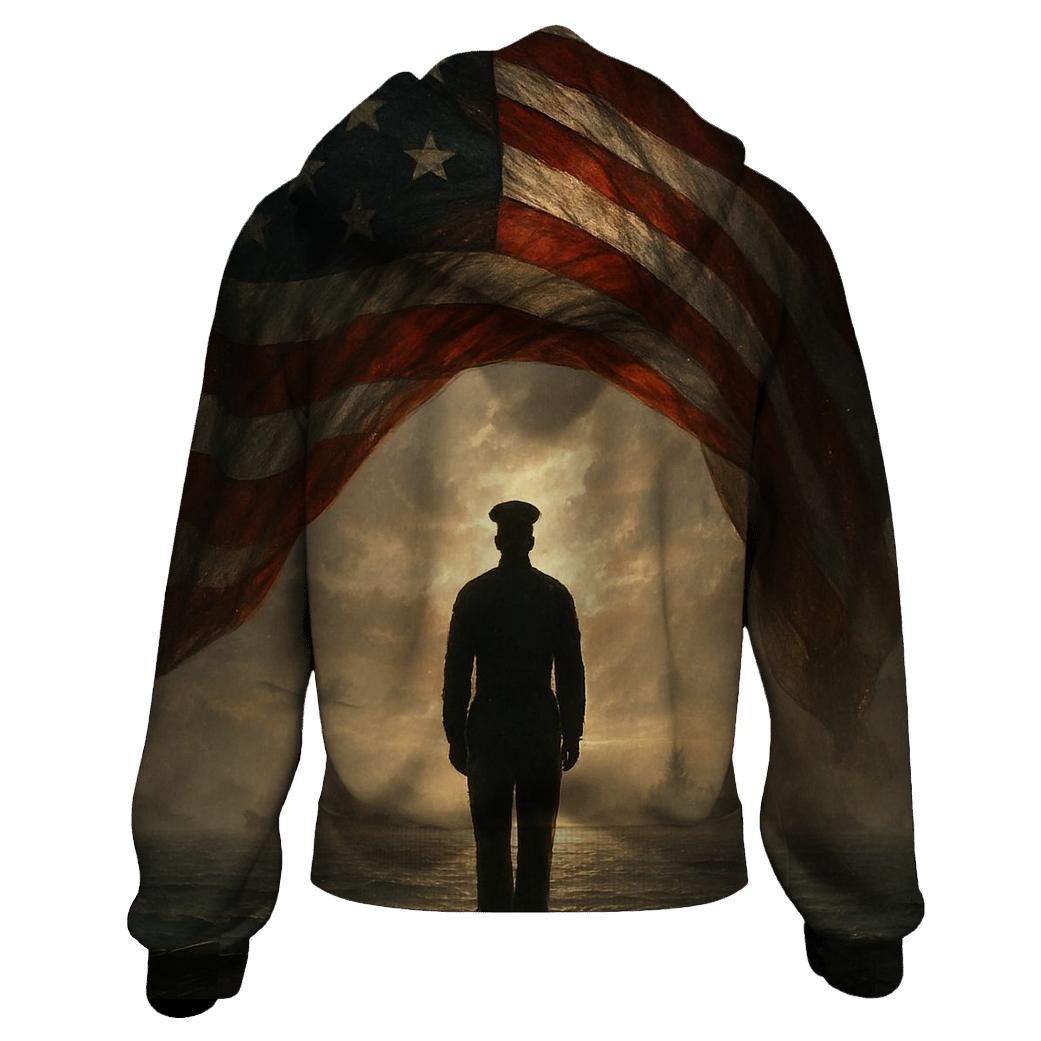 Freedom Watch Over Silent Waters printed hoodies