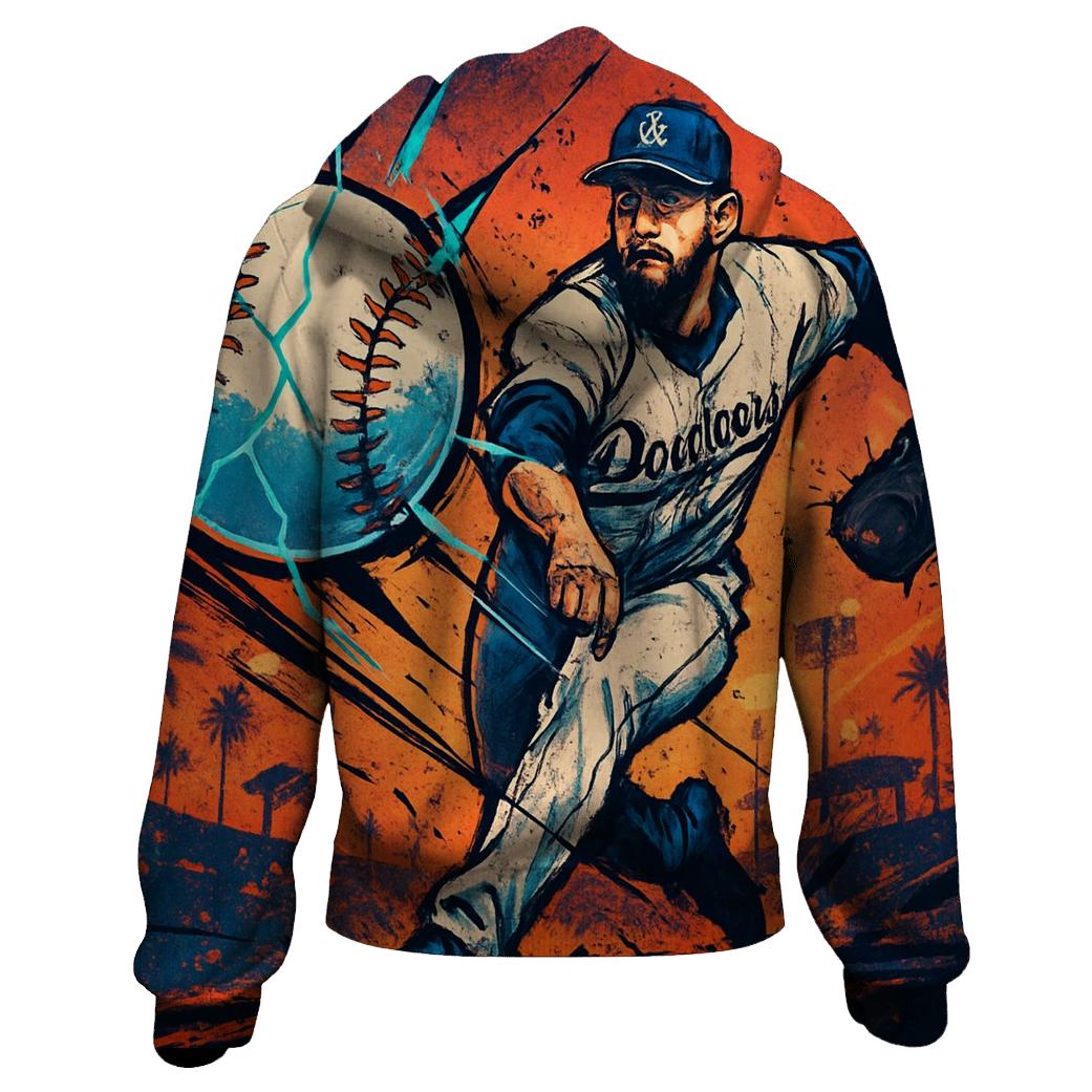 California Twilight Pitch Burst pullover hoodies