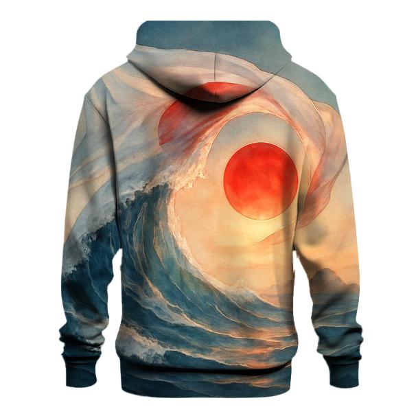 Japan Rising Tide Banner hoodie trends