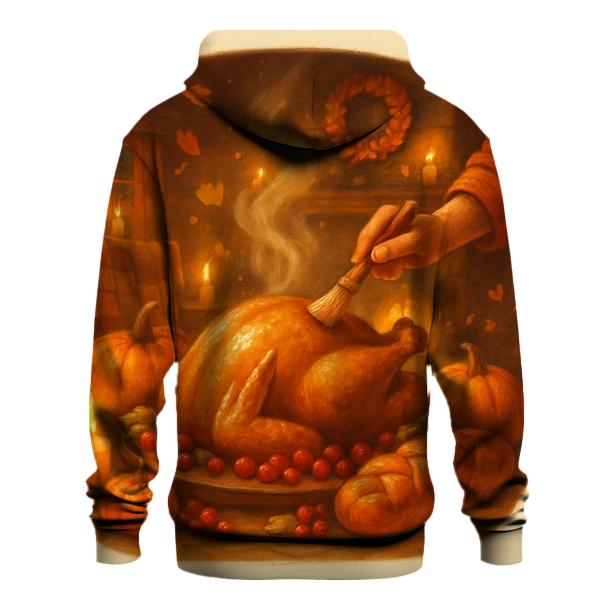 Candlelit Cornucopia Cottage Supper premium hoodies