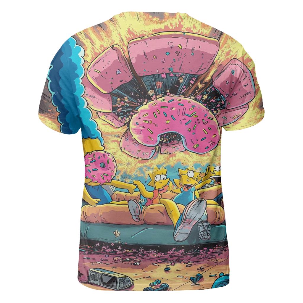 Couch Gag Time Warp Living Room Stampede unique graphic print tees