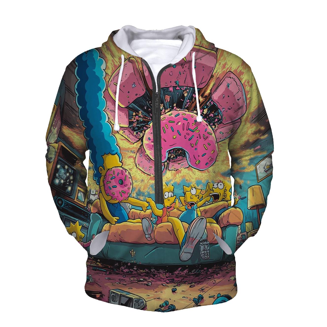 Couch Gag Time Warp Living Room Stampede heavyweight hoodies
