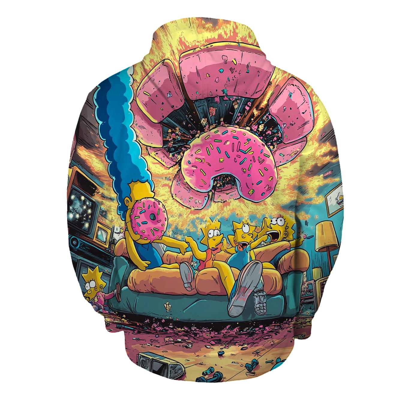 Couch Gag Time Warp Living Room Stampede heavyweight hoodies