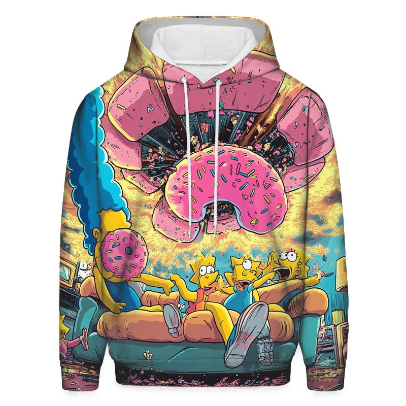 Couch Gag Time Warp Living Room Stampede pullover hoodies