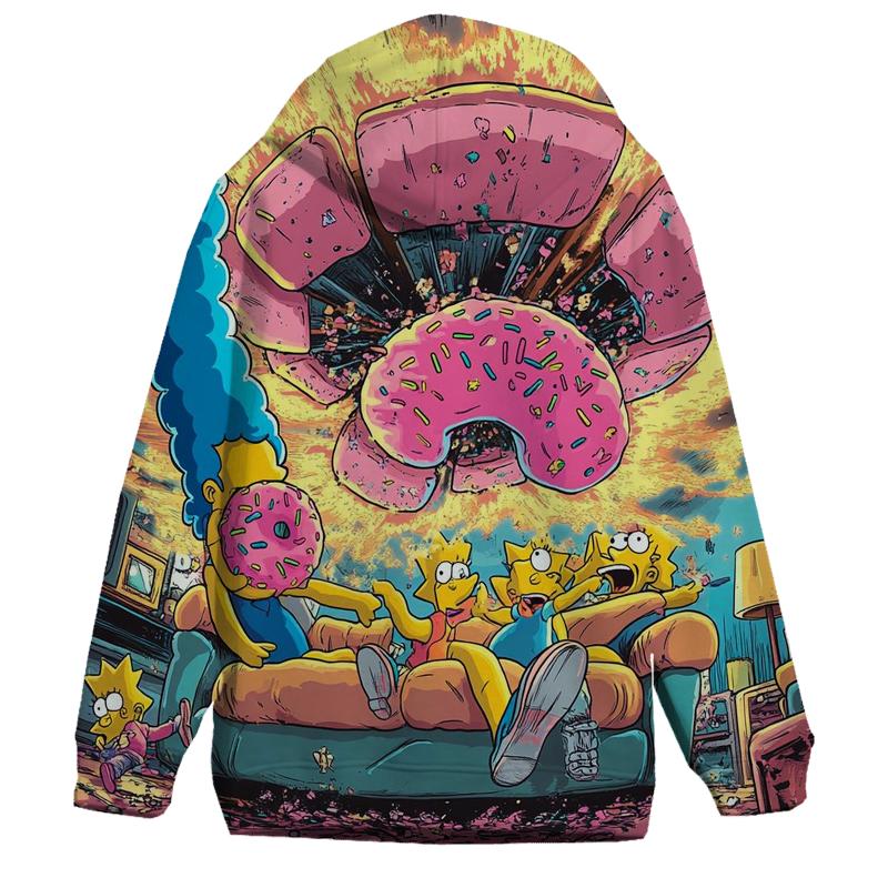 Couch Gag Time Warp Living Room Stampede pullover hoodies