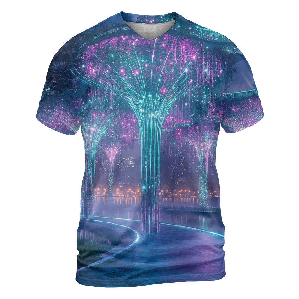 Gardens By The Bay Supertree Grove - Singapore trendy printed shirt styles