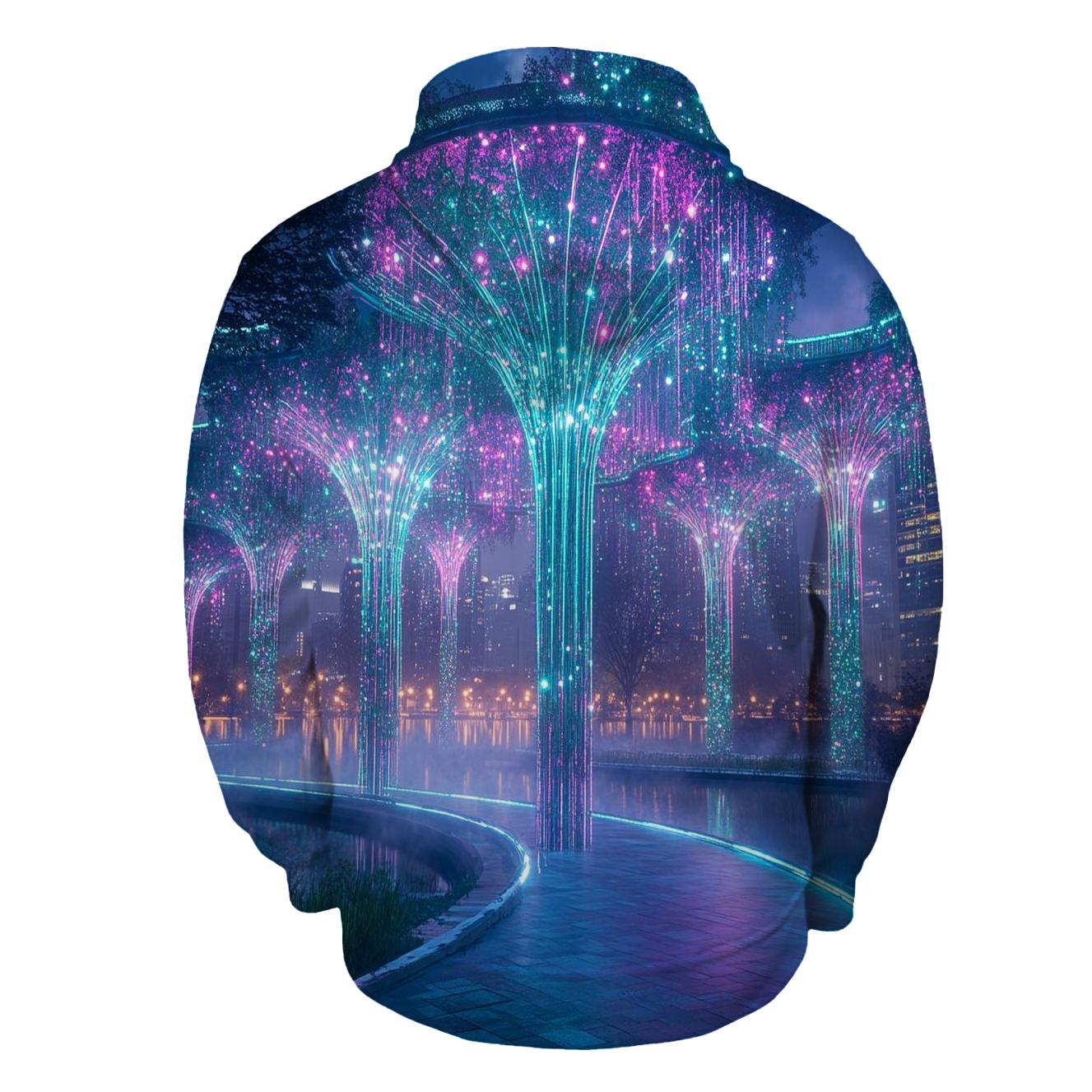 Gardens By The Bay Supertree Grove - Singapore premium hoodies
