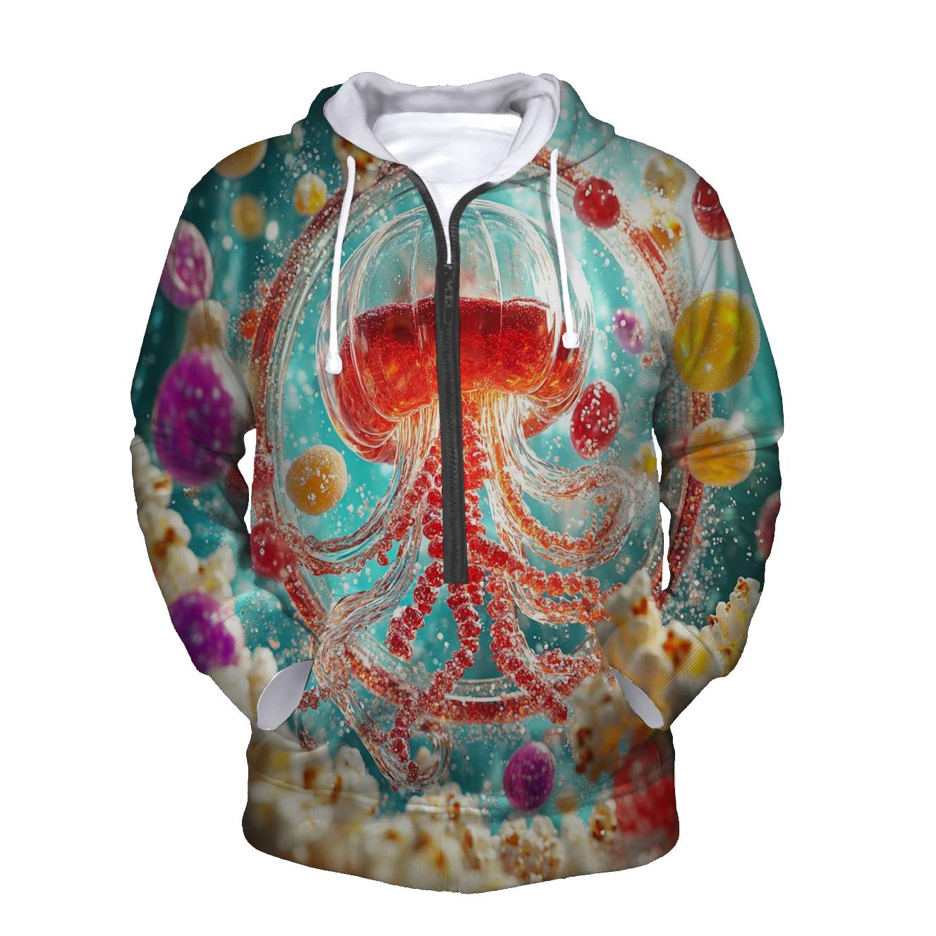 Neon Soda Fizz Jellyfish Parade hoodie designs