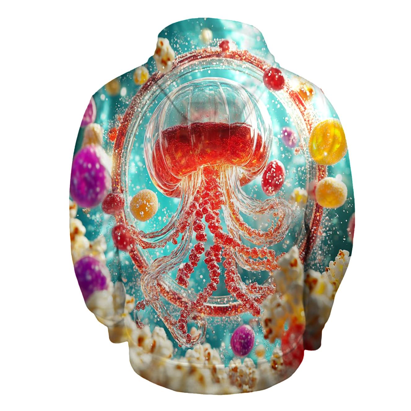 Neon Soda Fizz Jellyfish Parade hoodie designs