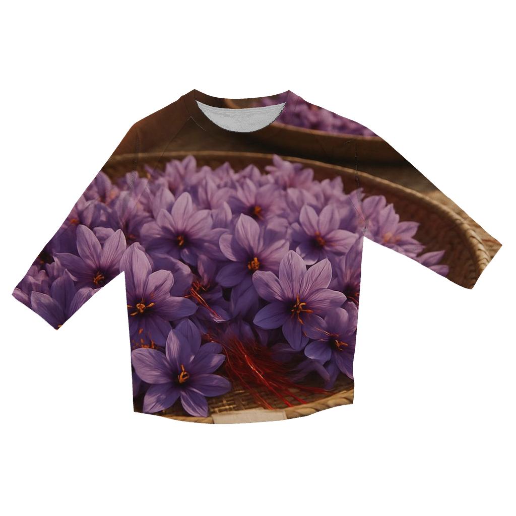 Saffron Crocus Drying Trays In A Mountain Courtyard stylish quarter sleeve tops