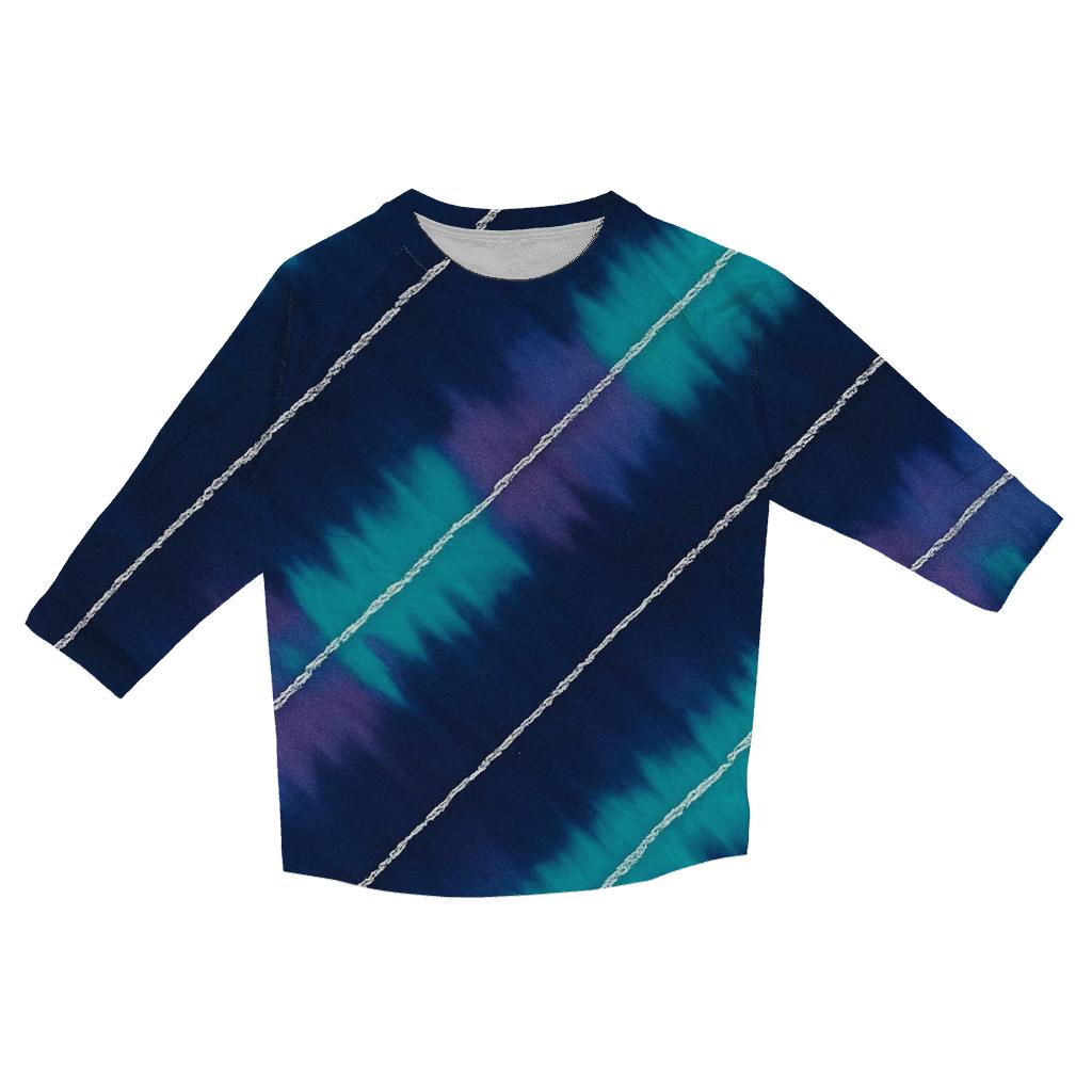 Arashi Comet Trail Diagonals casual three quarter sleeve shirts