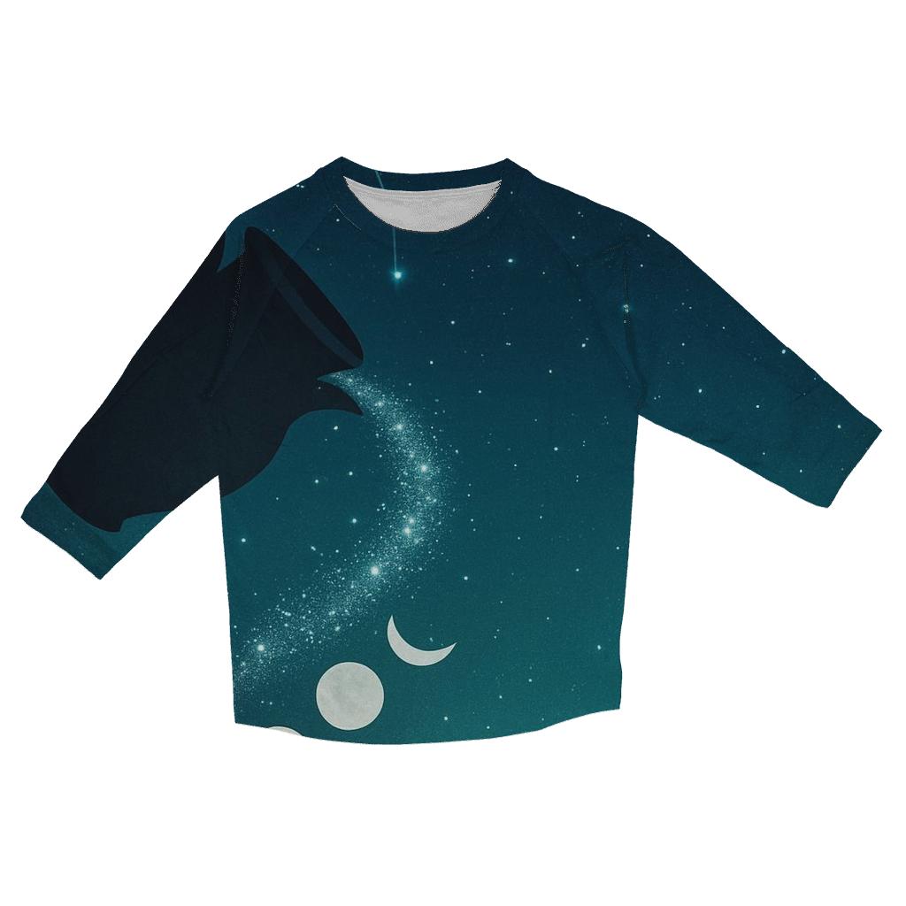 Aquarius Lunar Pitcher Constellation Pour personalized 3/4 sleeve tees
