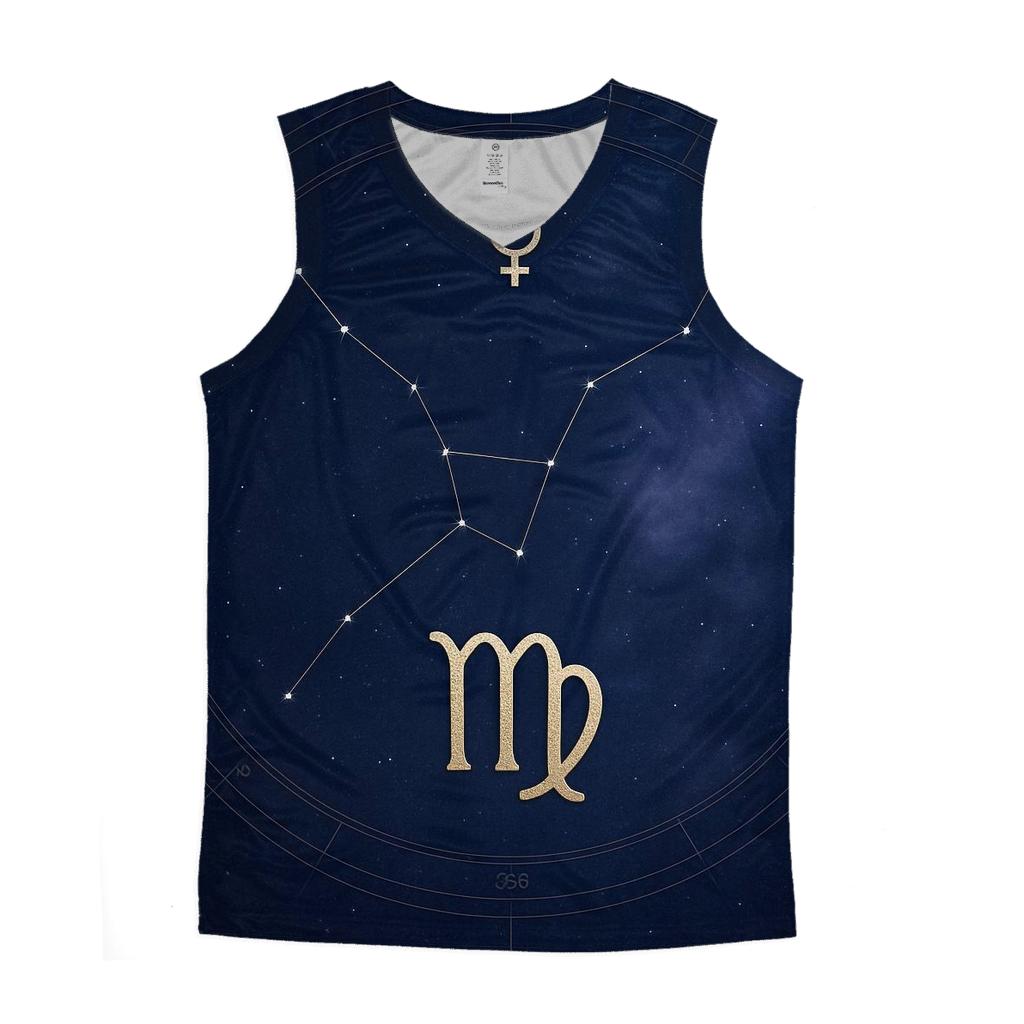 Virgo Mercury Garden Star Chart custom tank tops