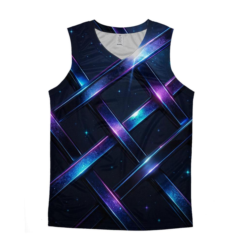 Chrome Aurora Trellis personalized athletic tanks
