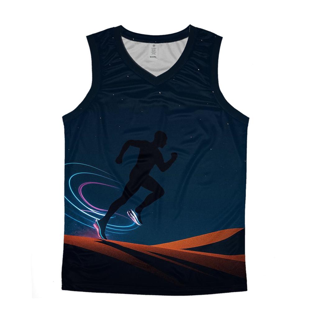 Desert Night Marathon Light Trails casual summer tank tops