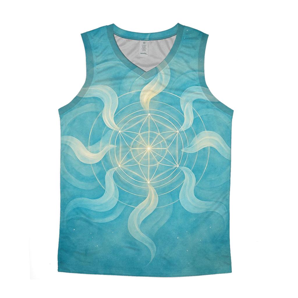 Luminous Breath Mandala stylish racerback tanks