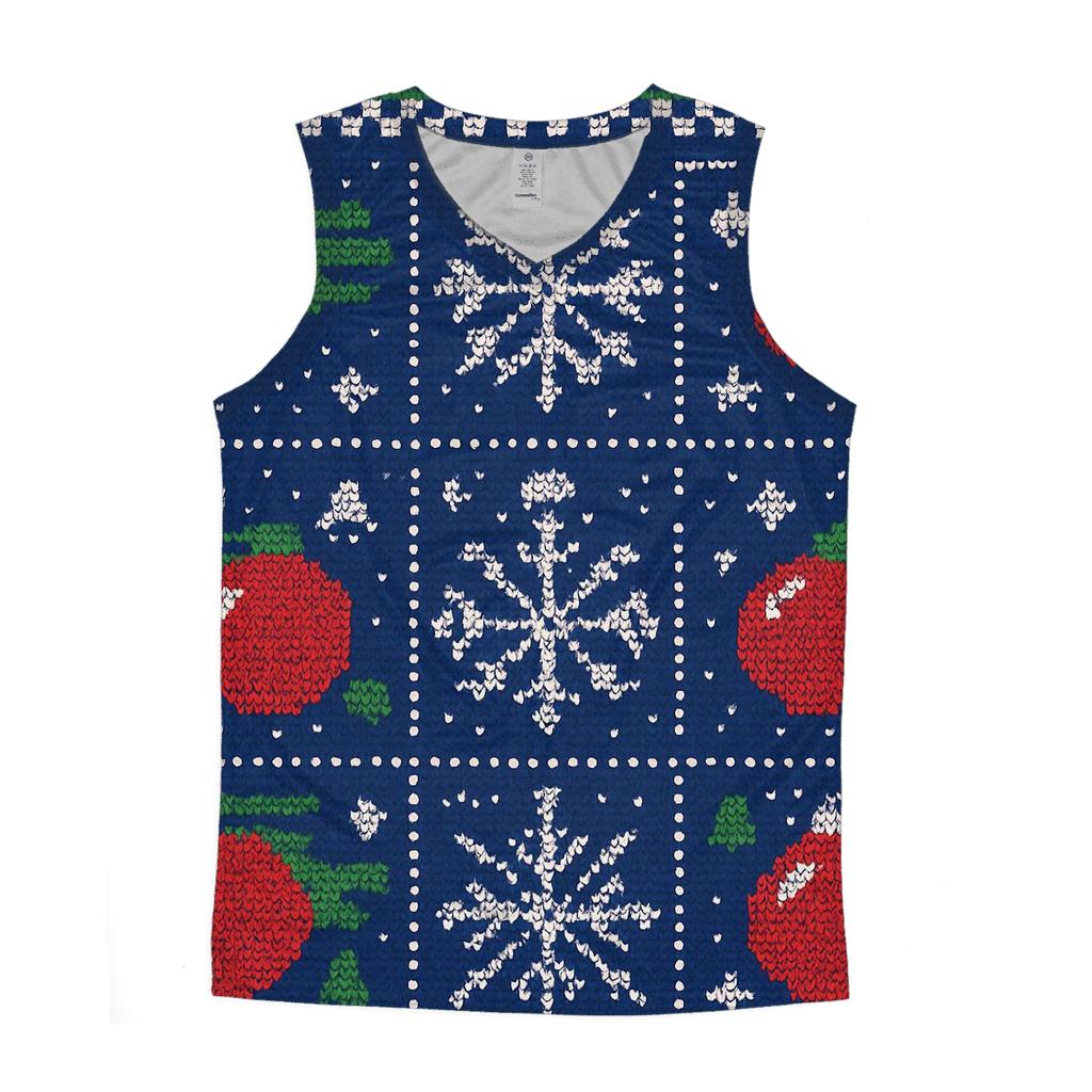 Ornament Comet Carousel Knit Panel Design sports performance tank tops