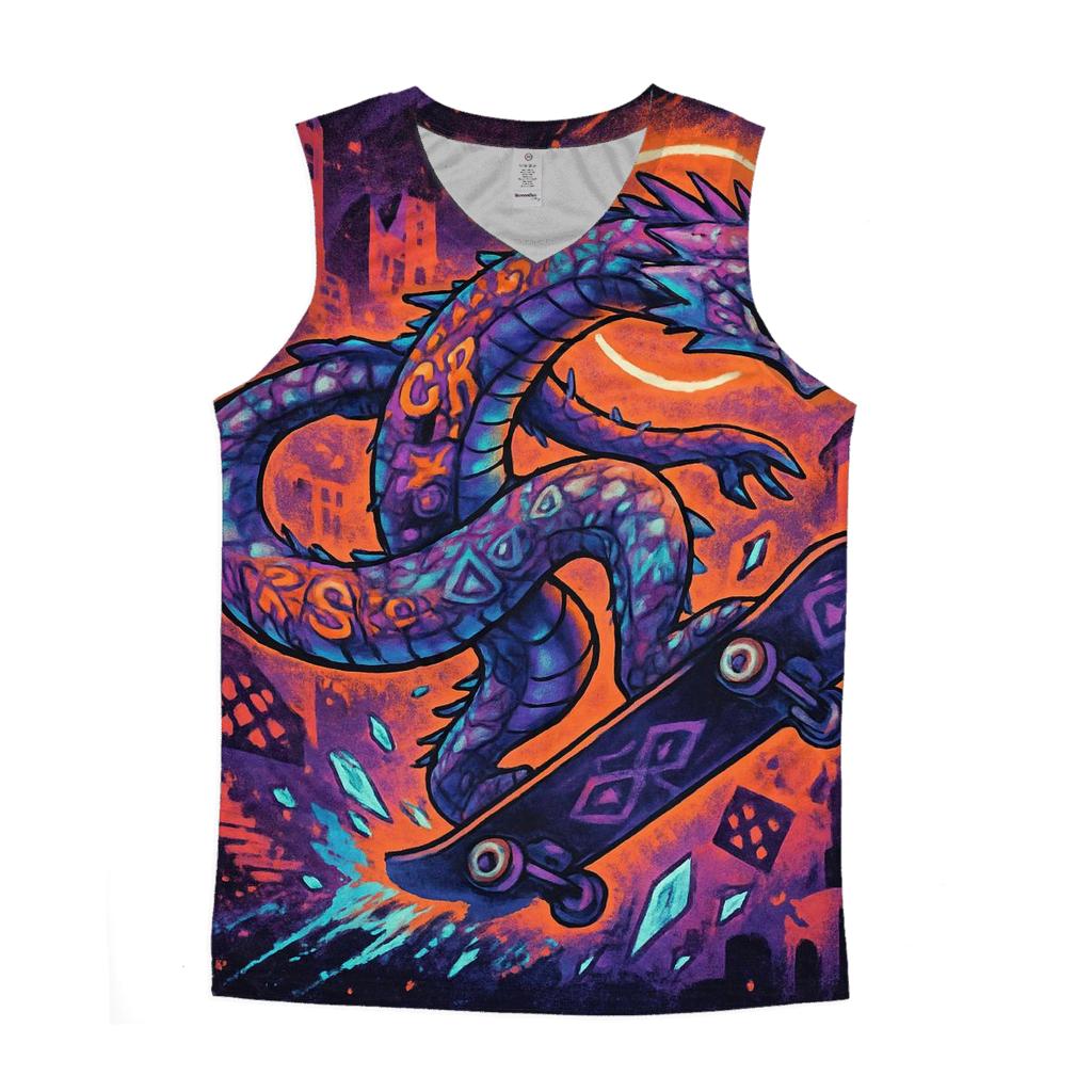 Runic Skate Serpent stylish racerback tanks