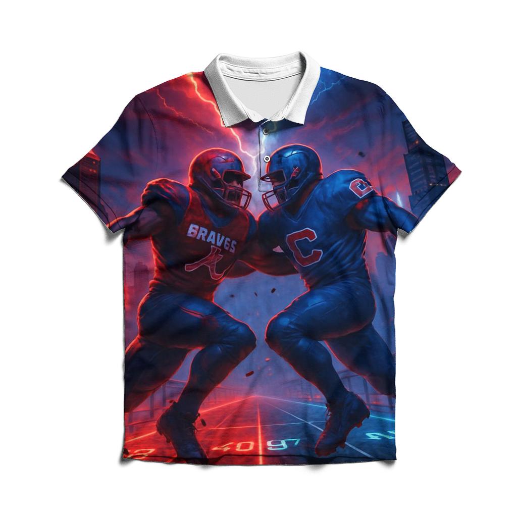 Skybridge Scrimmage Braves Versus Cubs classic pique polos