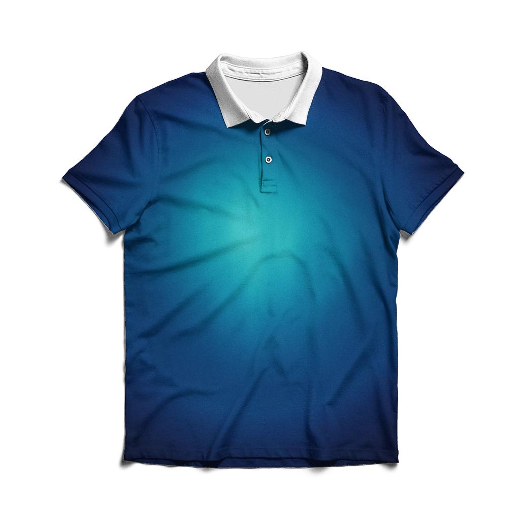 Polar Night Halo Gradient classic pique polos