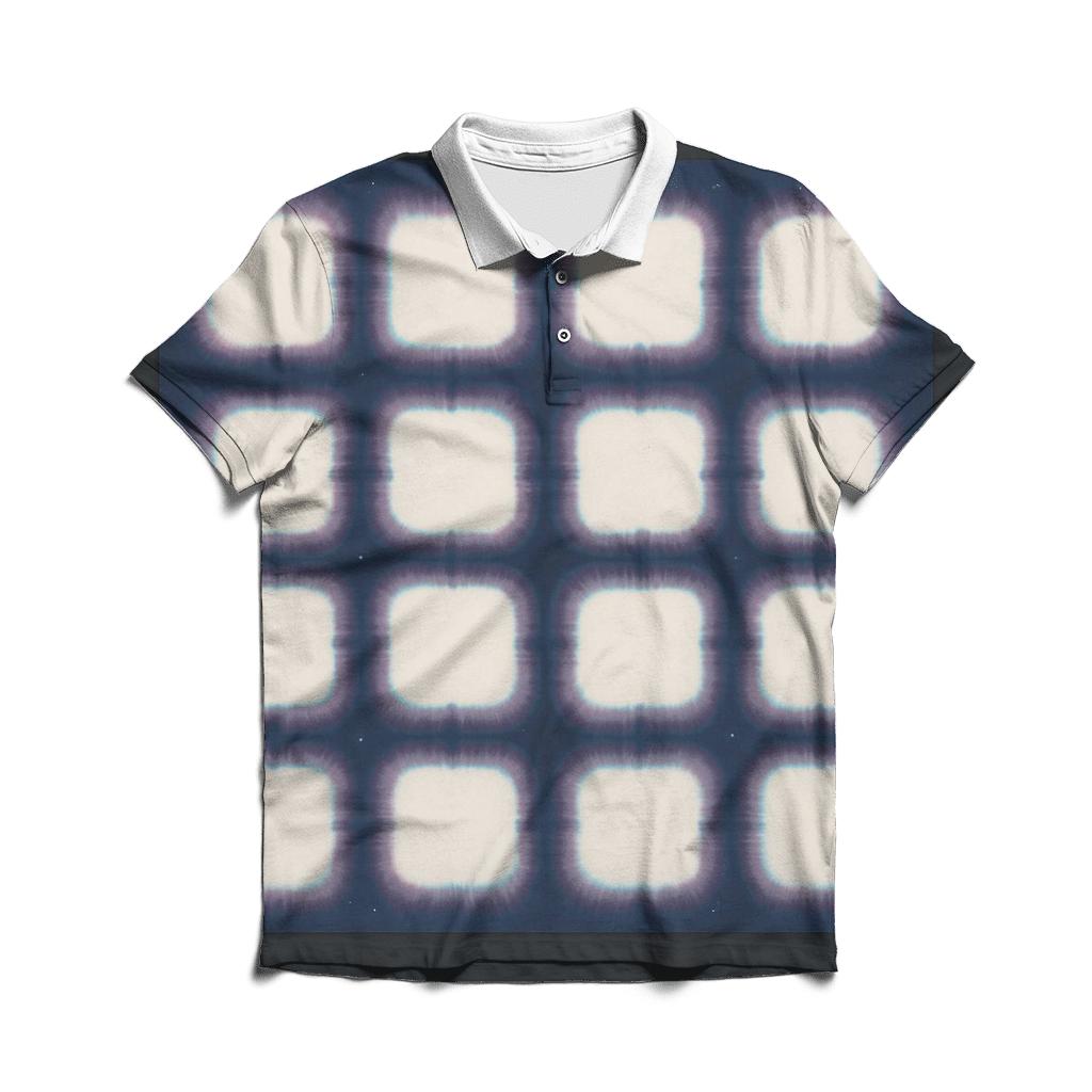 Itajime Eclipse Window Grid casual sports polo shirts