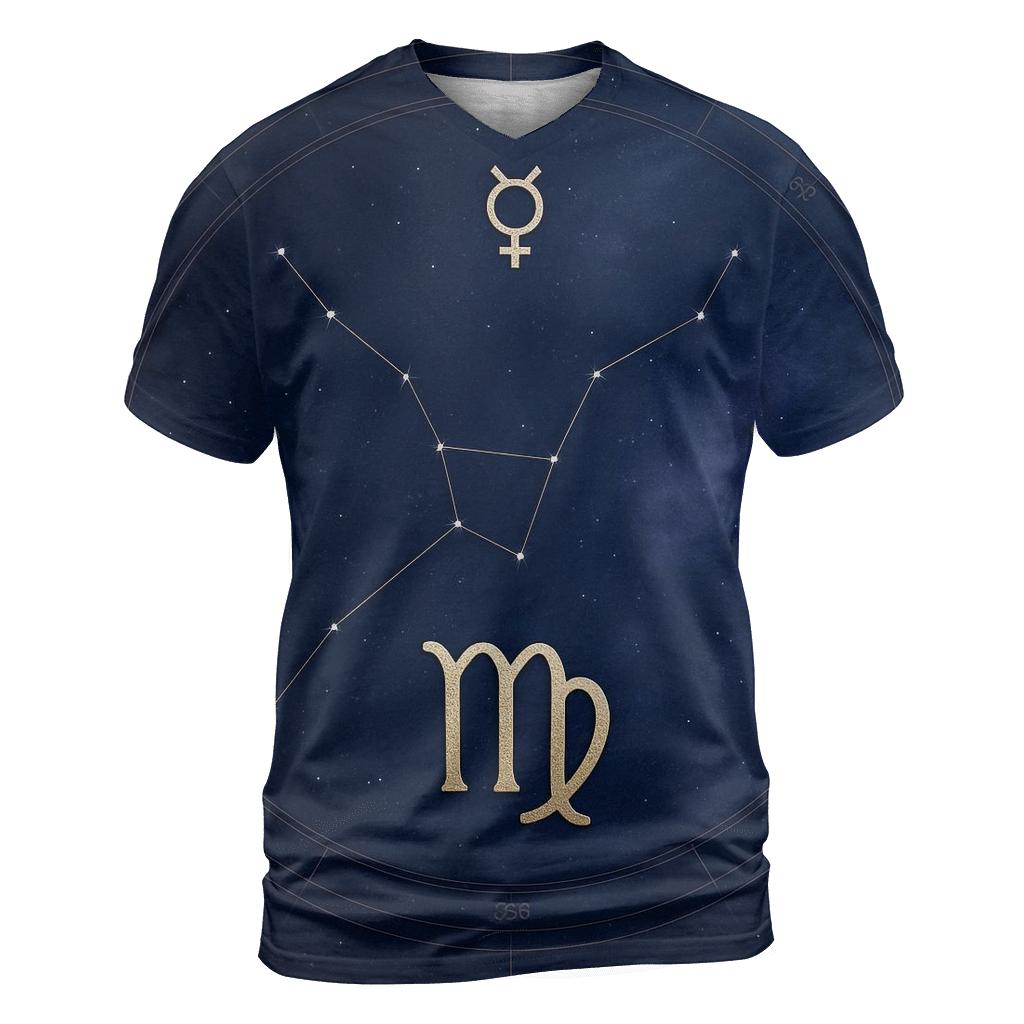Virgo Mercury Garden Star Chart personalized full print shirts