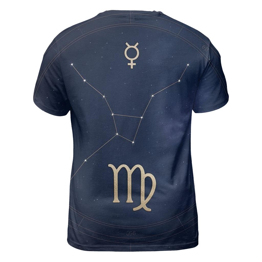 Virgo Mercury Garden Star Chart personalized full print shirts