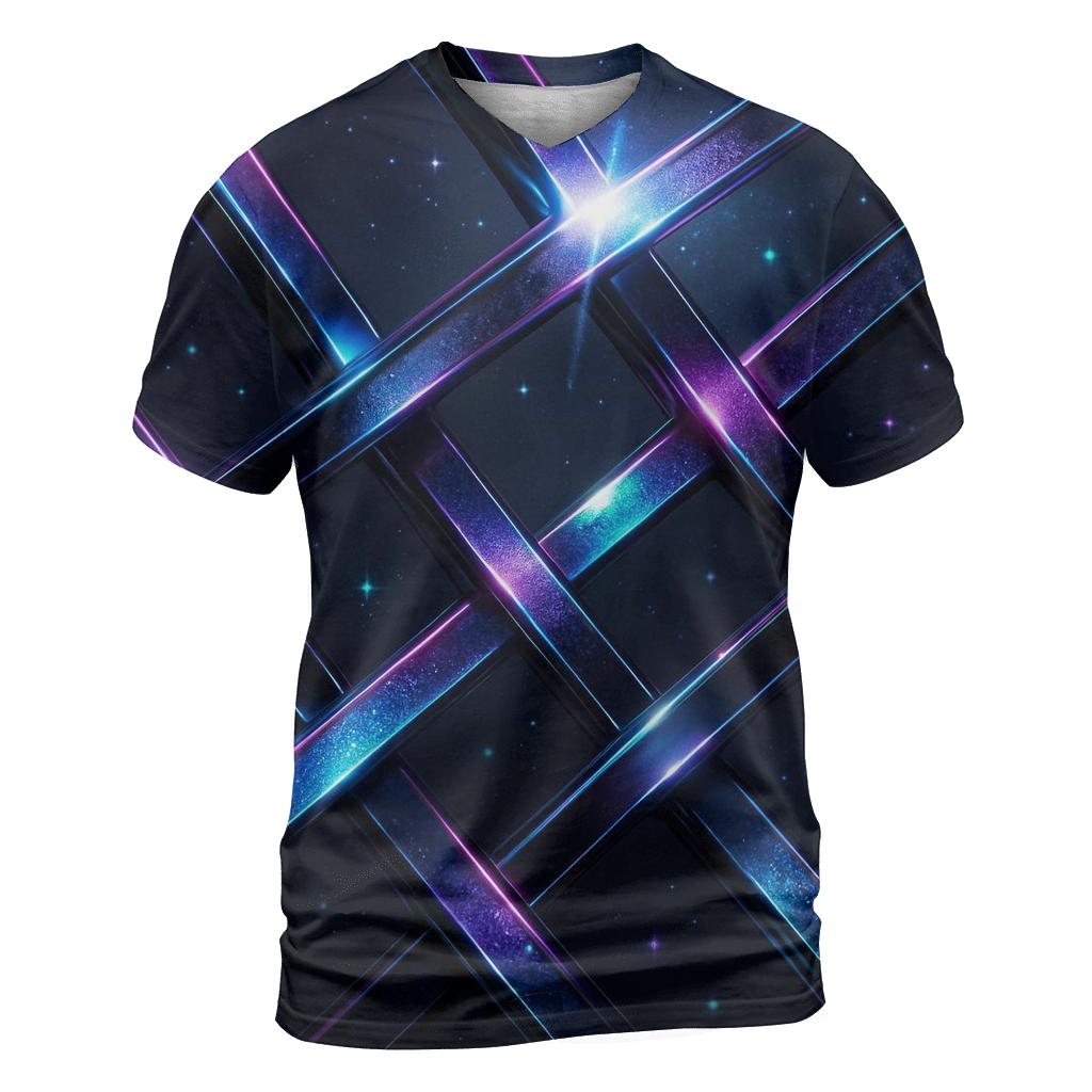 Chrome Aurora Trellis creative print fashion shirts