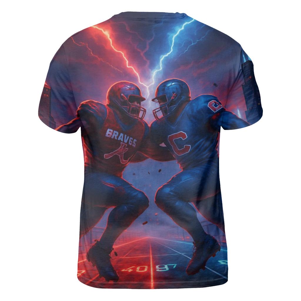 Skybridge Scrimmage Braves Versus Cubs trendy printed shirt styles