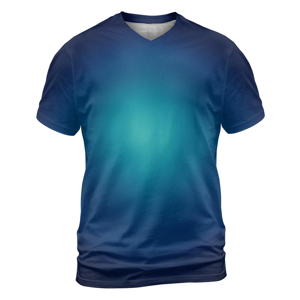 Polar Night Halo Gradient statement graphic shirts