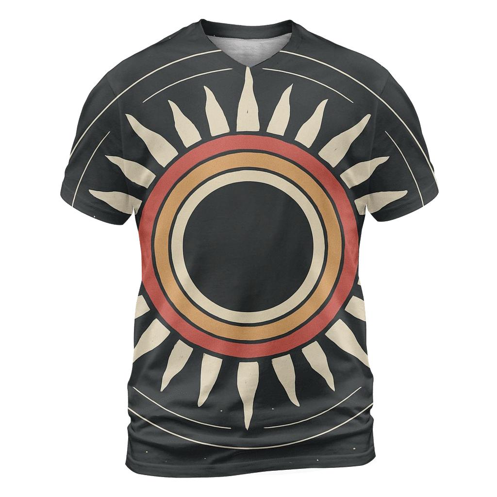 Eclipse Corona Petal Rings trendy printed shirt styles