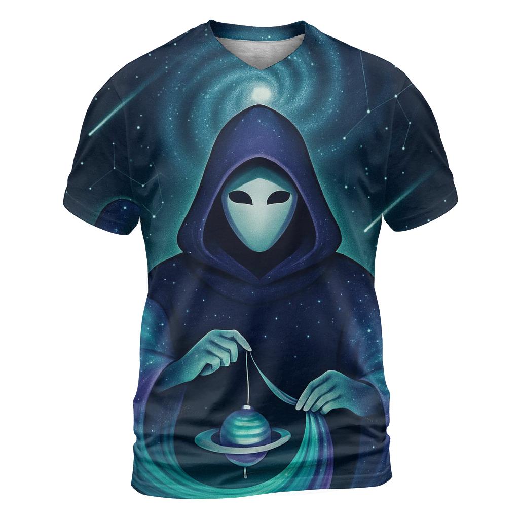 Aurora Loom Of The Star Weaver vibrant all-over design tees