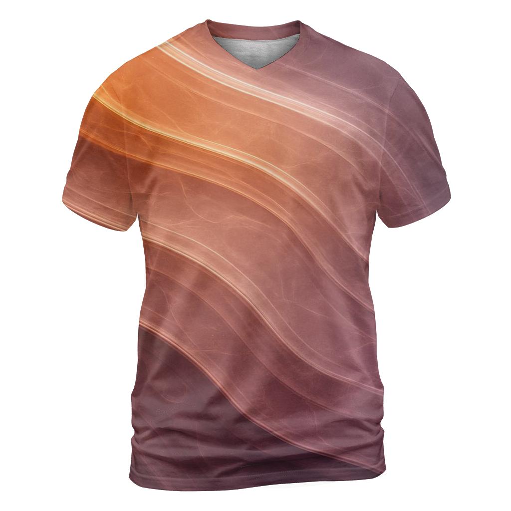 Molten Quartz Flow Gradient custom all-over print shirts