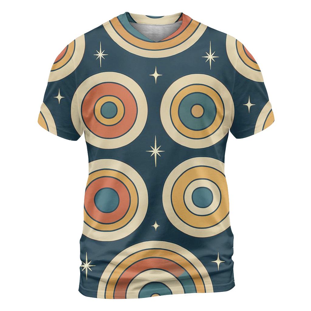 Vinyl Record Orbit Medallions designer pattern shirts