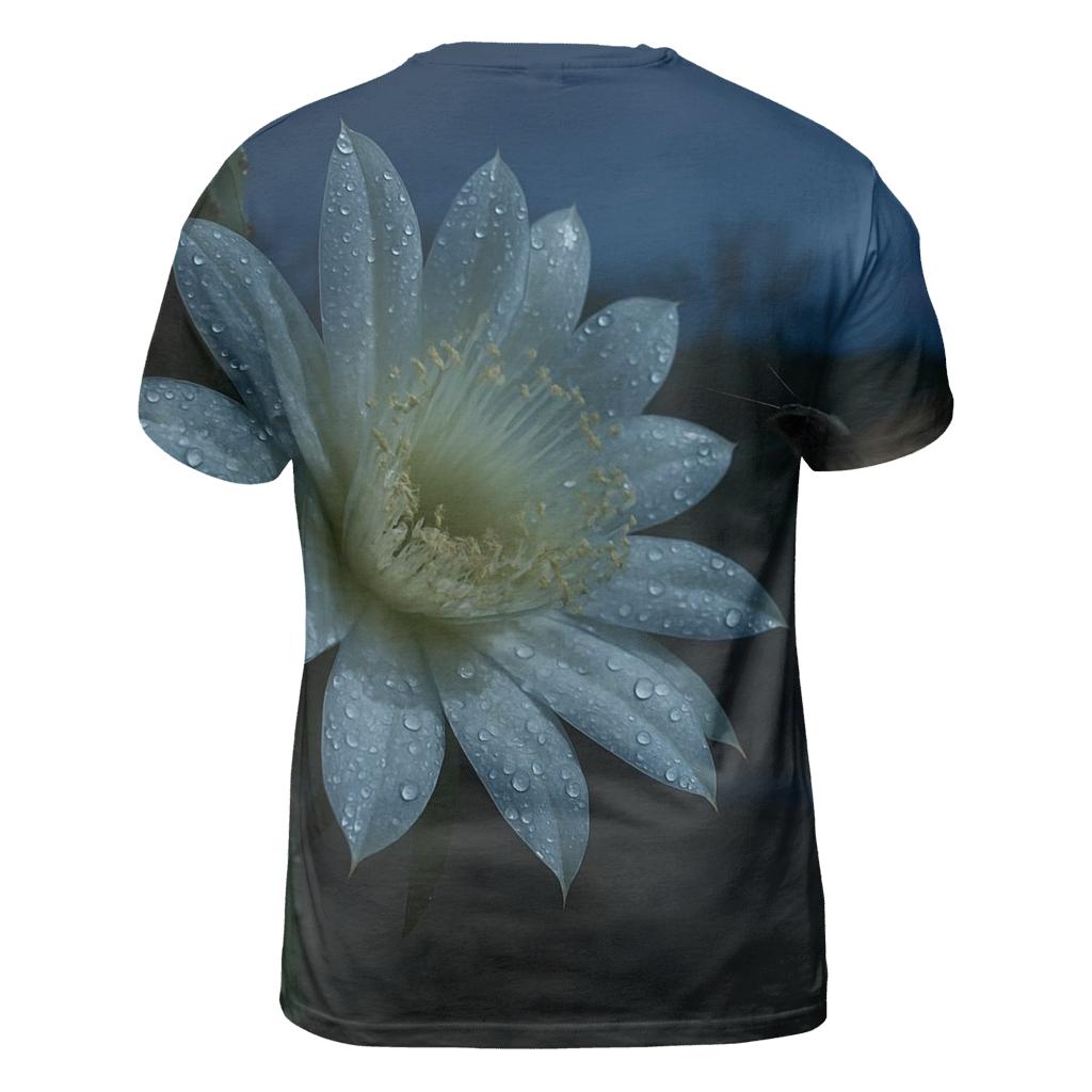 Night Blooming Cereus After Desert Rain designer pattern shirts