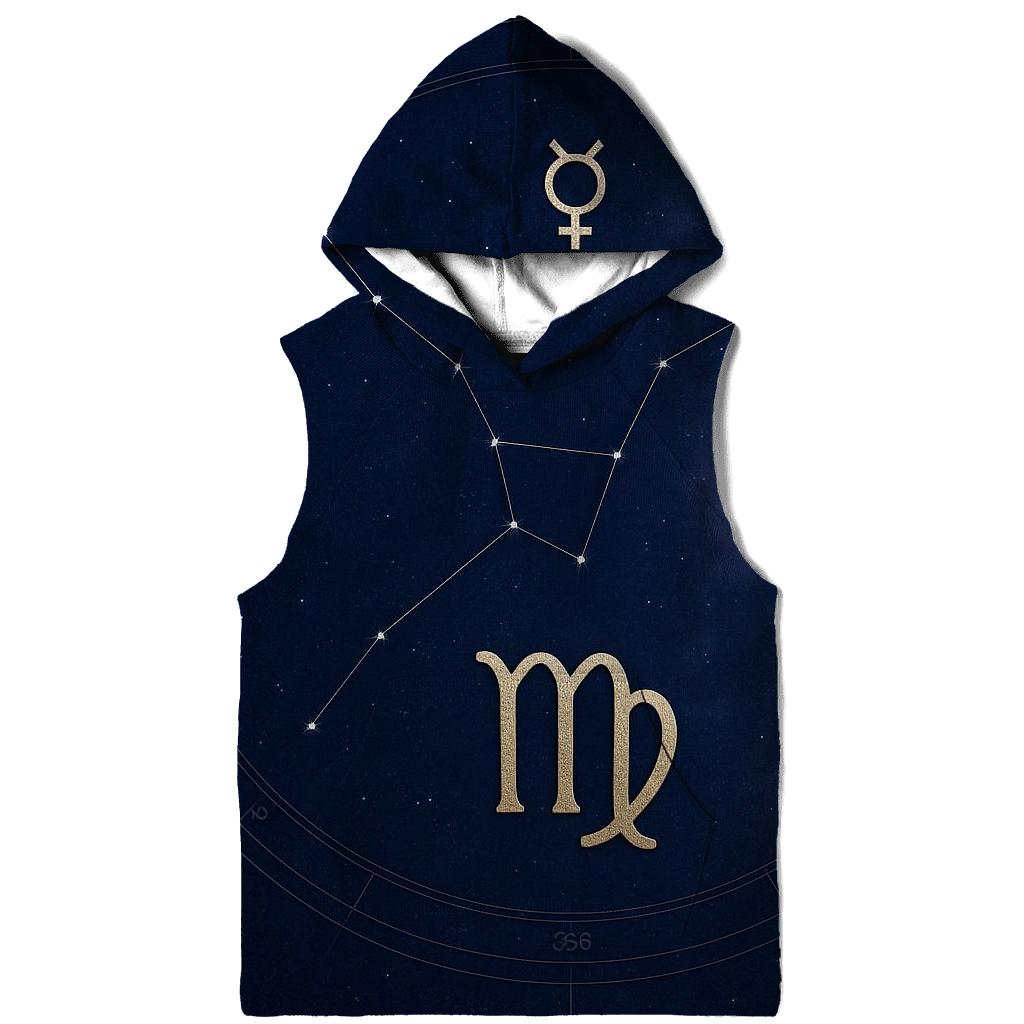 Virgo Mercury Garden Star Chart graphic hoodies