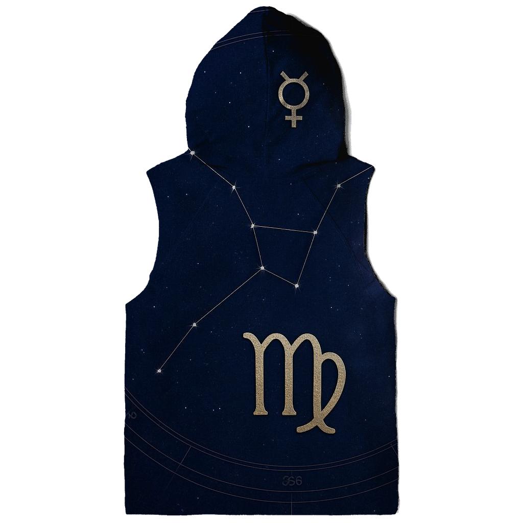 Virgo Mercury Garden Star Chart graphic hoodies