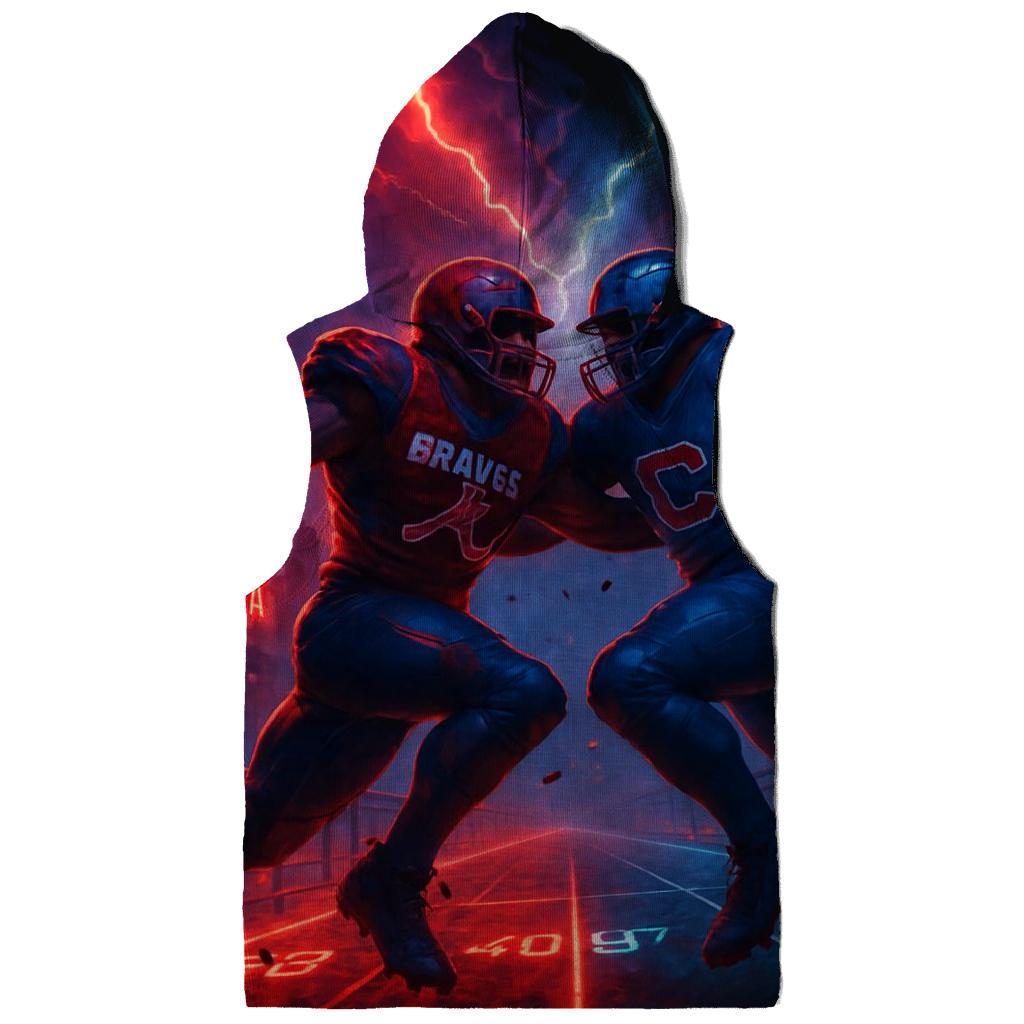 Skybridge Scrimmage Braves Versus Cubs printed hoodies