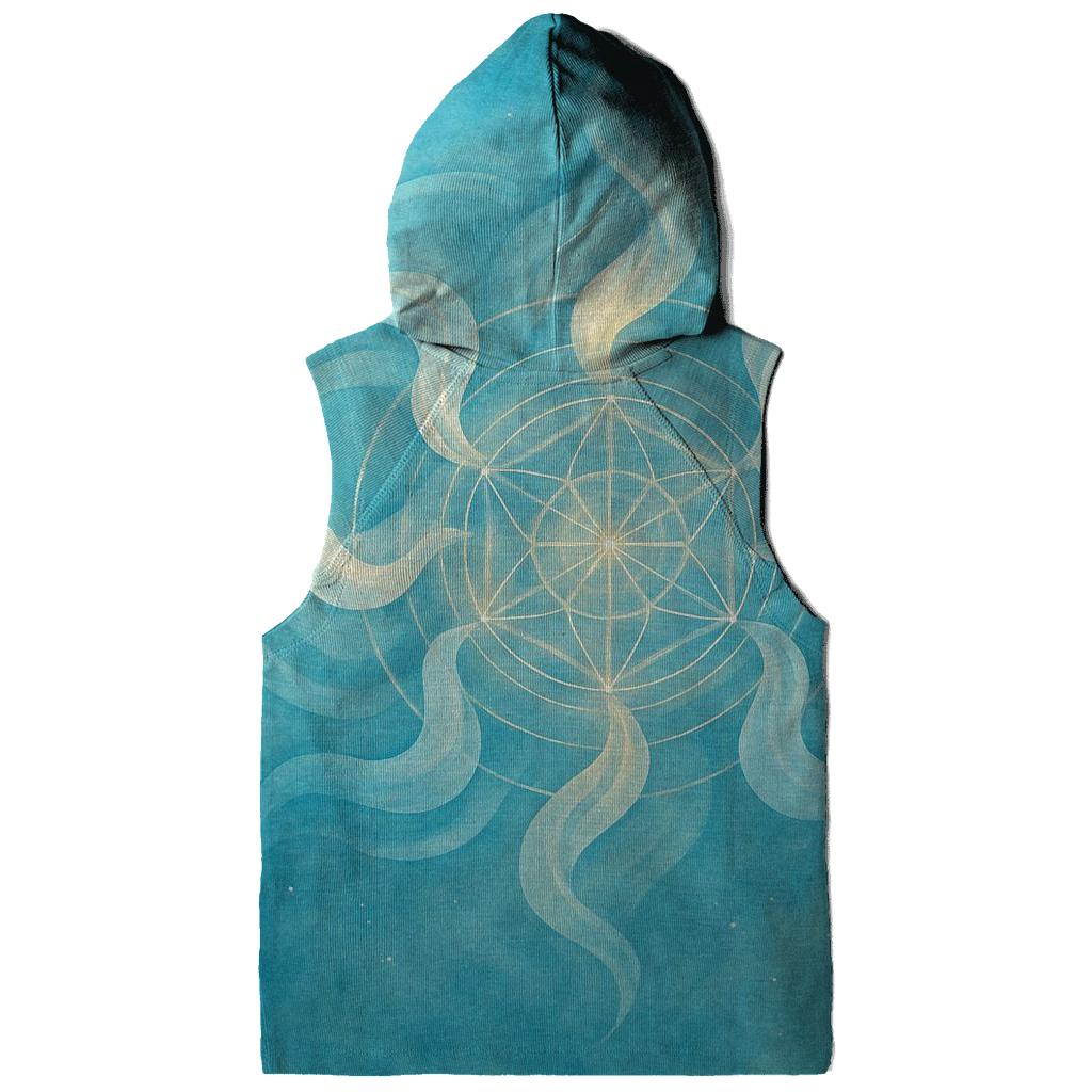 Luminous Breath Mandala zip-up hoodies
