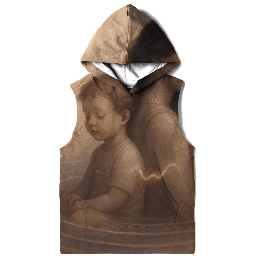 The Pulse Beneath The Years A Mother And Child Sharing One Quiet Rhythm heavyweight hoodies