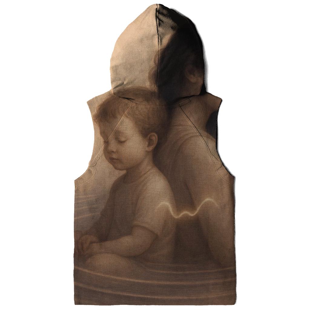 The Pulse Beneath The Years A Mother And Child Sharing One Quiet Rhythm heavyweight hoodies